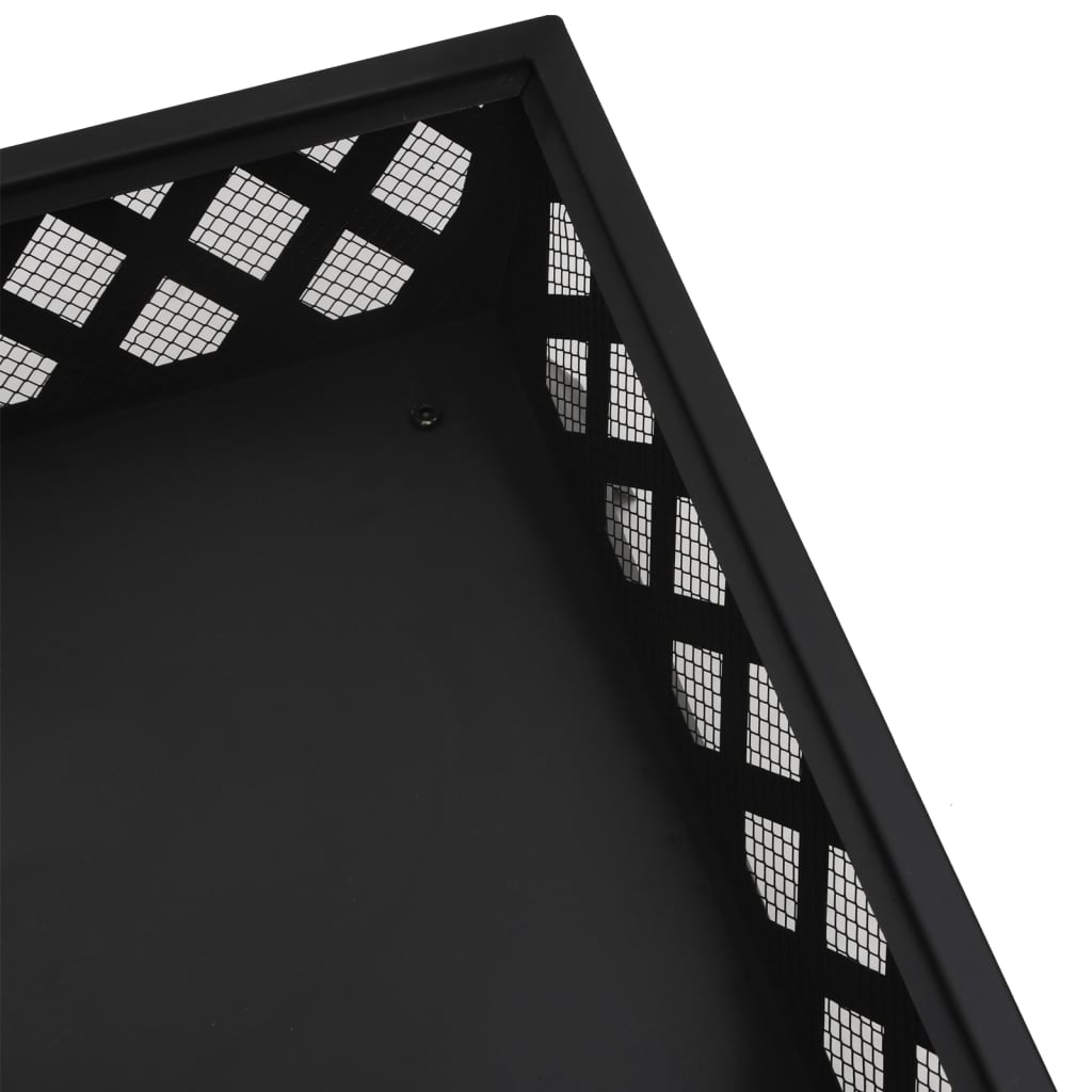 Brasero Con Atizador Acero Xxl 50 Cm