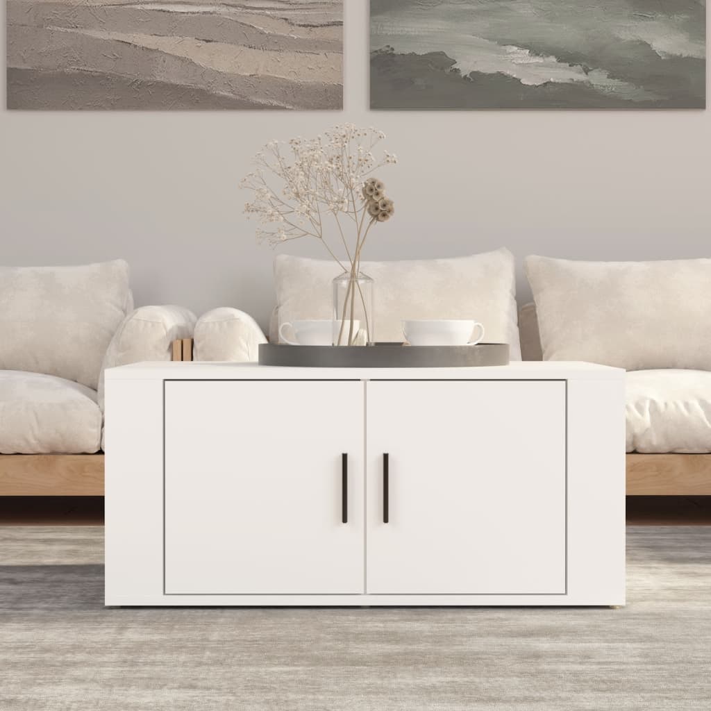 Mesa De Centro Madera Contrachapada 80X50X36 Cm