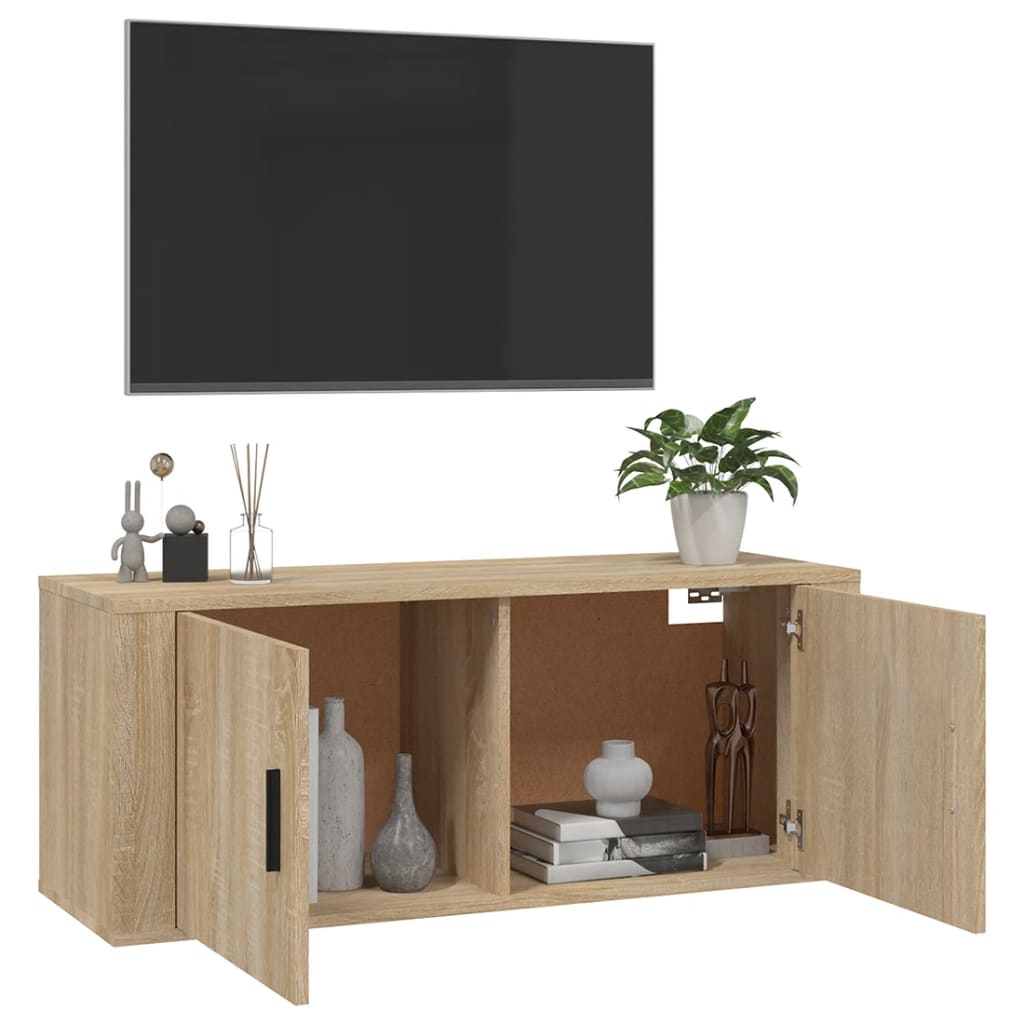 Mueble Para Tv De Pared 100X34,5X40 Cm