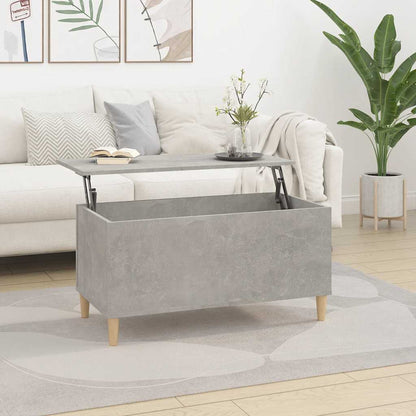 Mesa De Centro Madera Contrachapada Roble Marrón 60X44,5X45 Cm