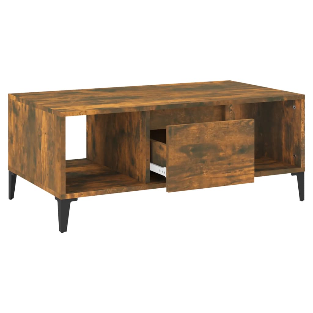 Mesa De Centro Madera Contrachapada 90X50X36,5 Cm