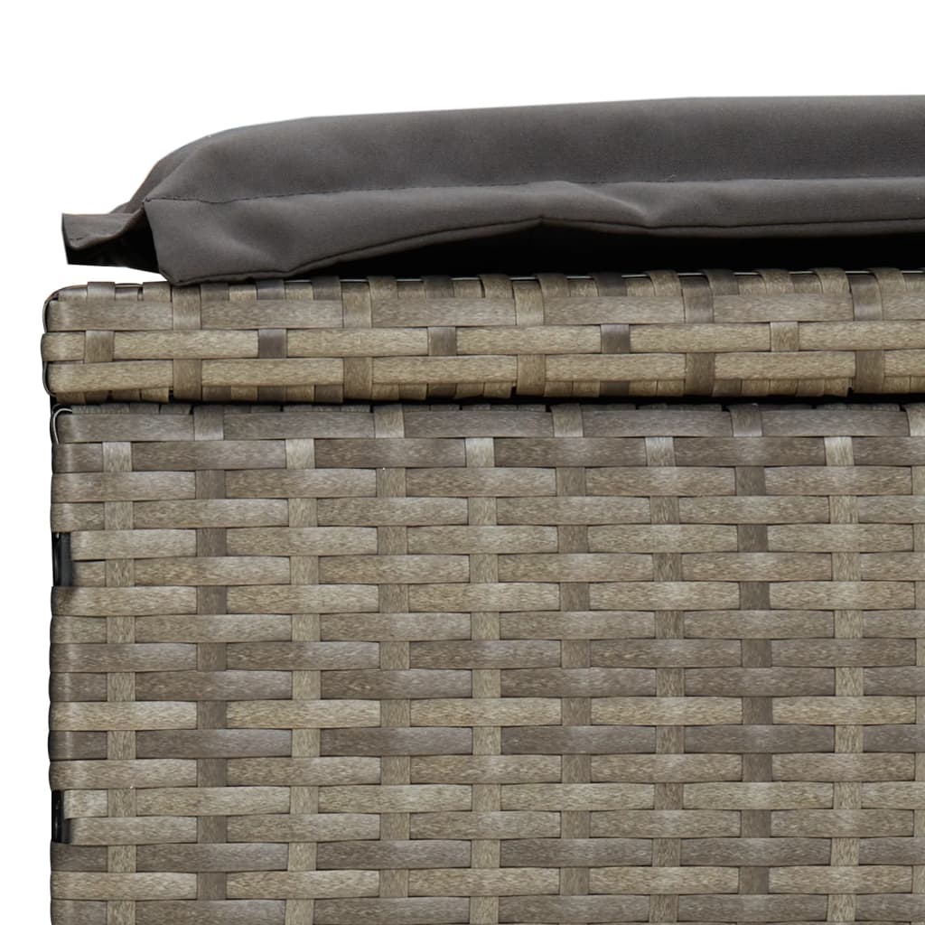 Tumbona Con Toldo Plegable Ratán Sintético 213X63X97Cm