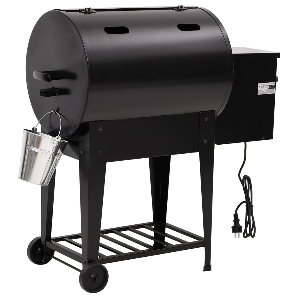 Barbacoa De Pellets Inferior Hierro Negro 94 Cm