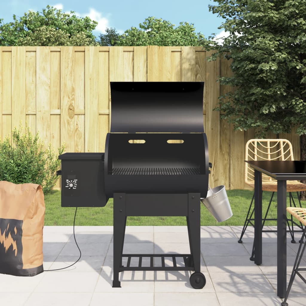 Barbacoa De Pellets Inferior Hierro Negro 94 Cm
