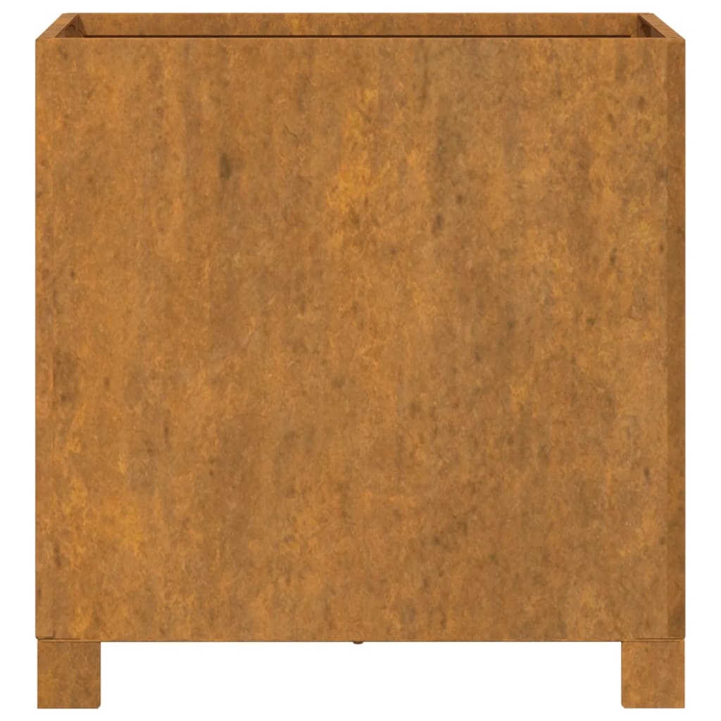 Jardineras Con Patas 2 Uds Acero Corten Oxidado