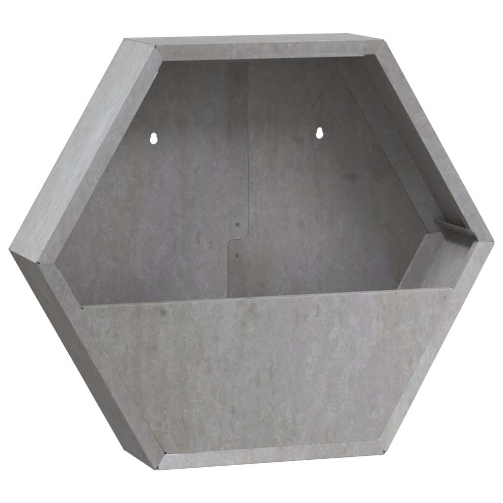 Jardineras De Pared 2 Uds Acero Corten Oxidado