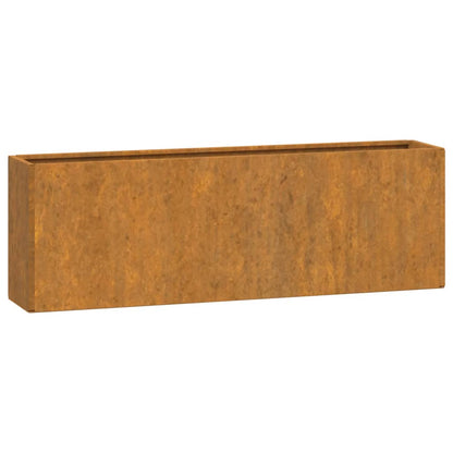 Jardineras De Pared 2 Uds Acero Corten Oxidado 53X10X17 Cm