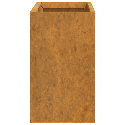 Jardineras De Pared 2 Uds Acero Corten Oxidado 53X10X17 Cm