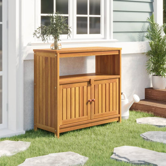 Mesa Consola De Jardín Madera Maciza Acacia