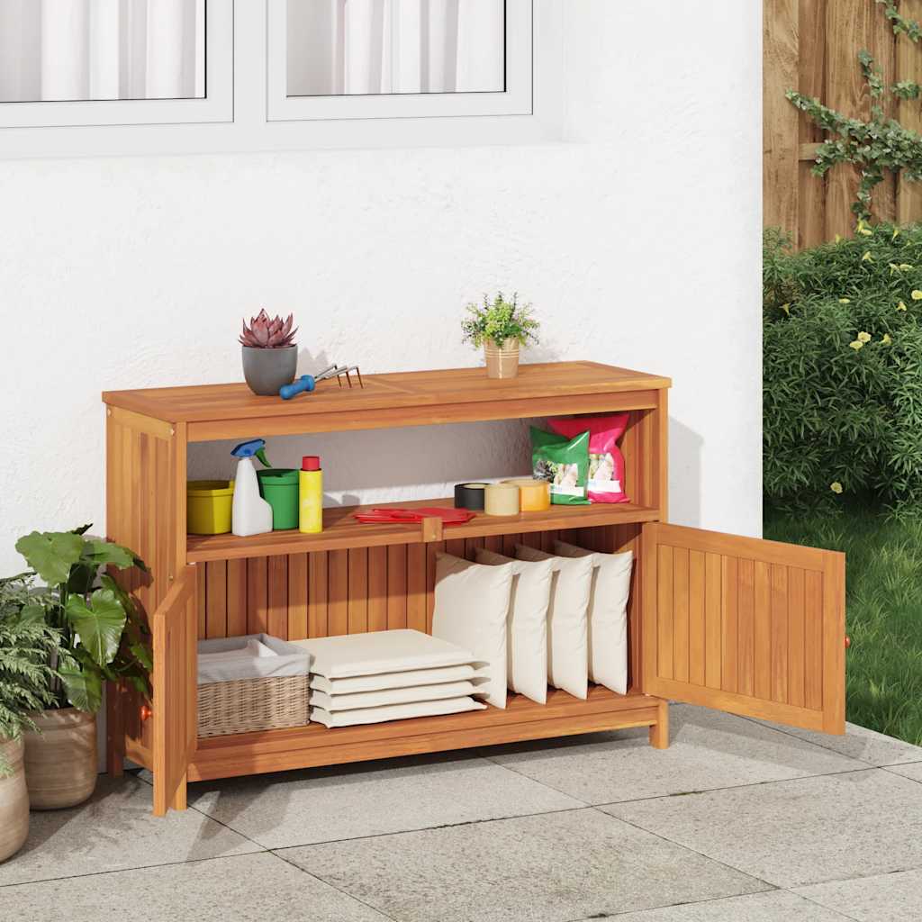 Mesa Consola De Jardín Madera Maciza Acacia
