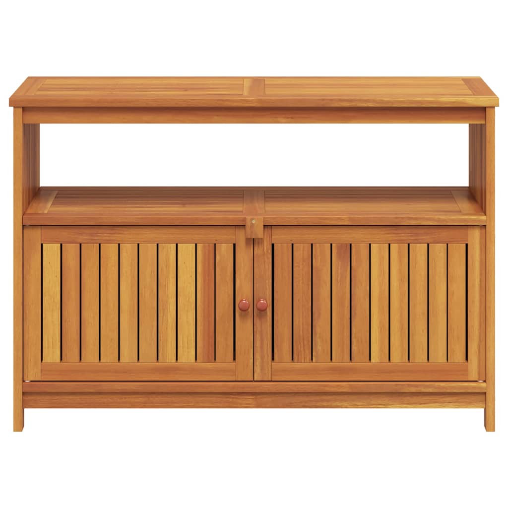 Mesa Consola De Jardín Madera Maciza Acacia