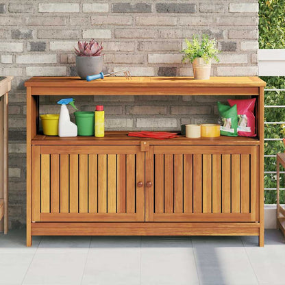 Mesa Consola De Jardín Madera Maciza Acacia