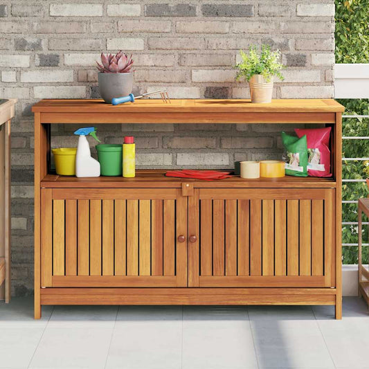 Mesa Consola De Jardín Madera Maciza Acacia