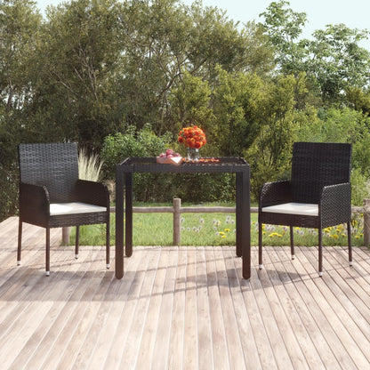 Mesa De Jardín Ratán Pe