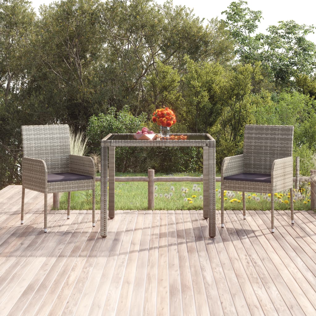 Mesa De Jardín Ratán Pe