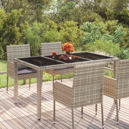 Mesa De Jardín Ratán Pe