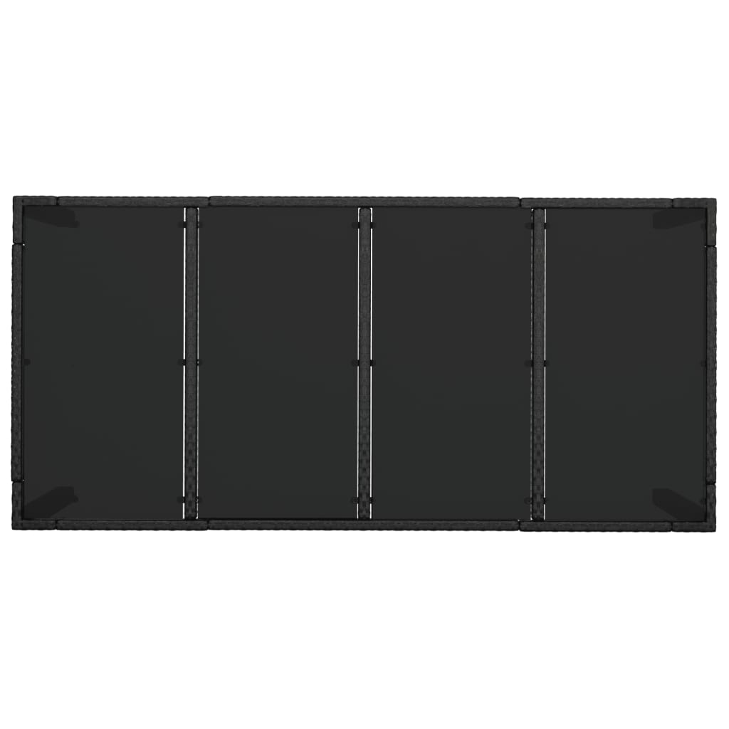 Mesa De Jardín Ratán Pe