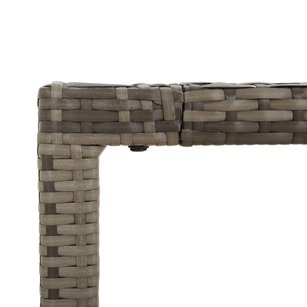 Mesa De Jardín Ratán Pe
