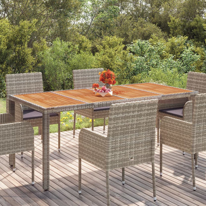 Mesa De Jardín Ratán Pe