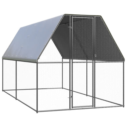 Jaula Gallinero De Exterior De Acero Galvanizado