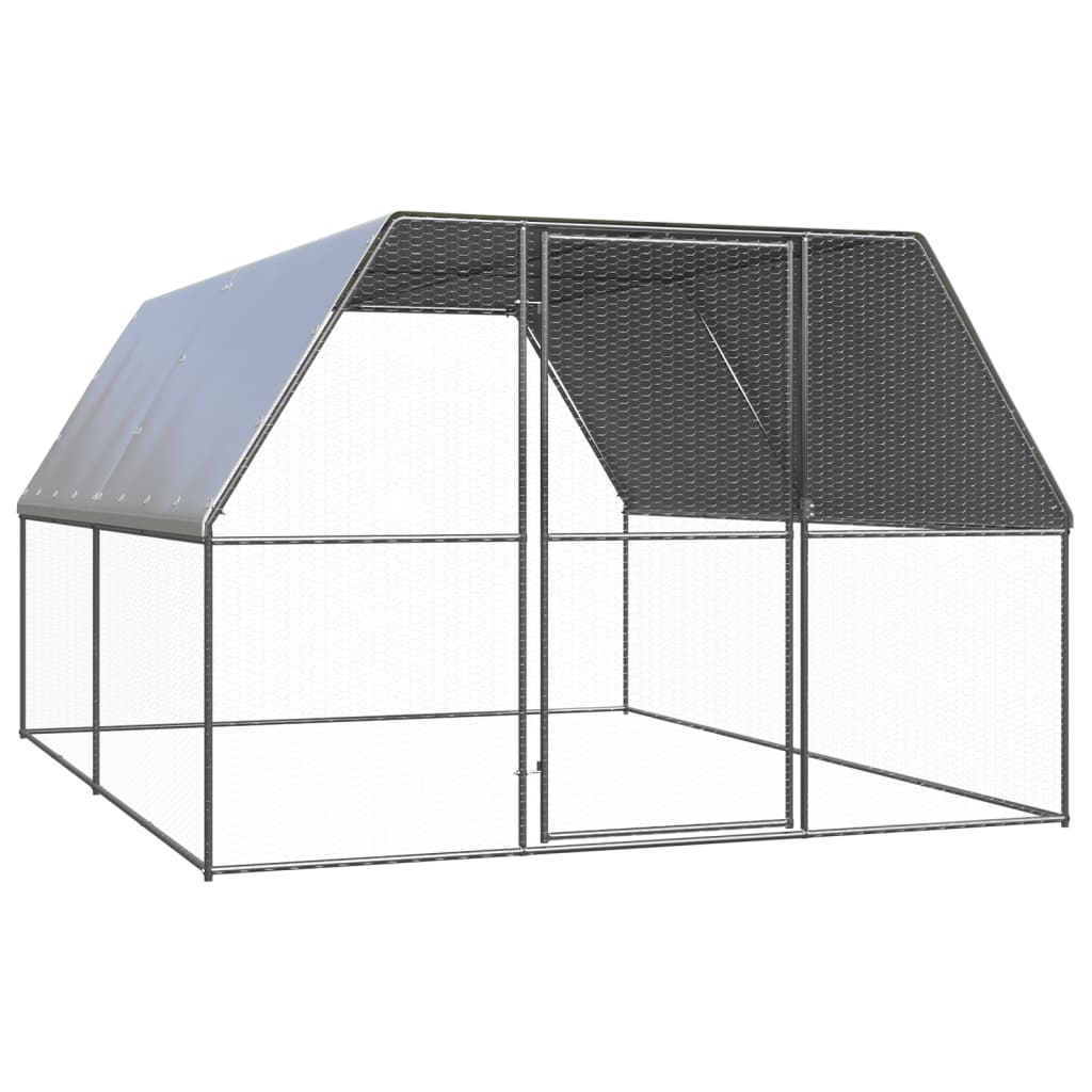 Jaula Gallinero De Exterior De Acero Galvanizado