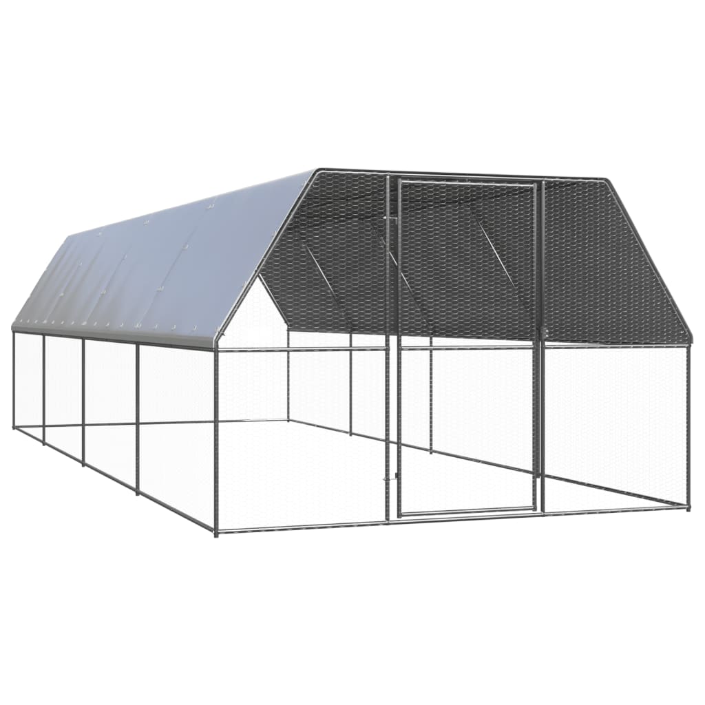 Jaula Gallinero De Exterior De Acero Galvanizado