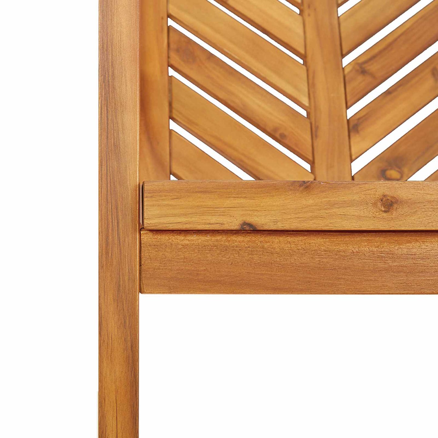 Conjunto De Comedor De Jardín 3 Pcs Marrón