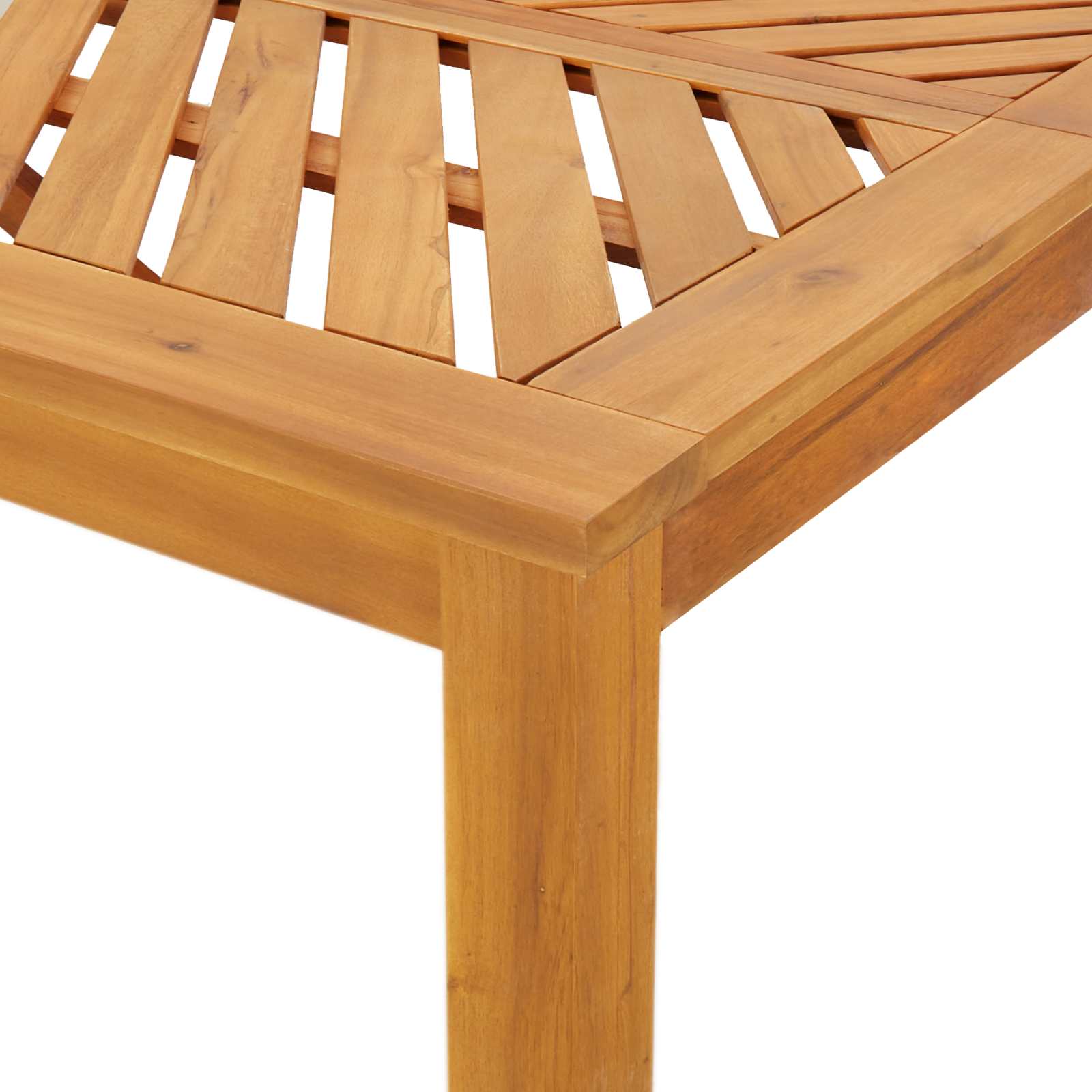 Conjunto De Comedor De Jardín 3 Pcs Marrón