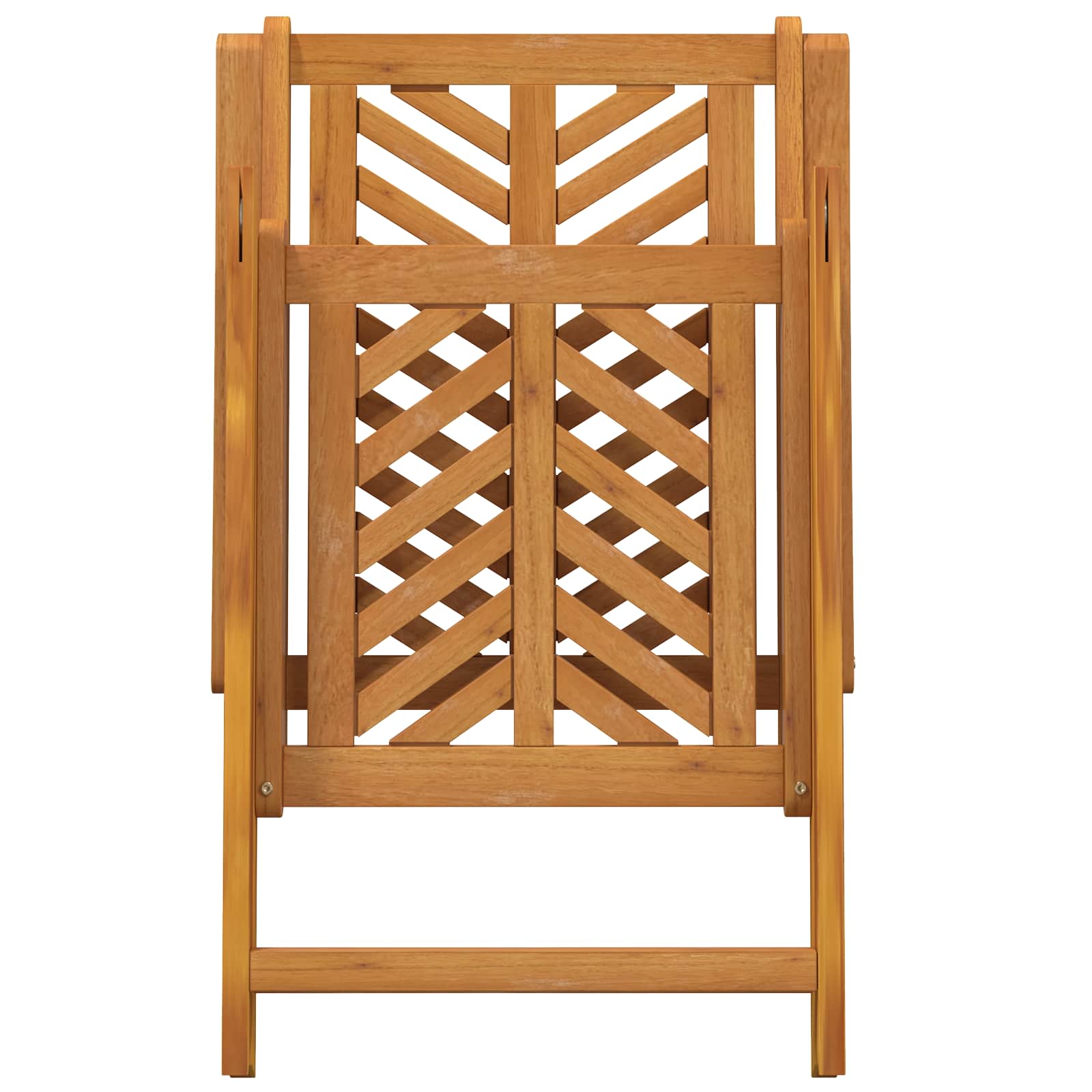 Conjunto De Comedor De Jardín 3 Pcs Marrón
