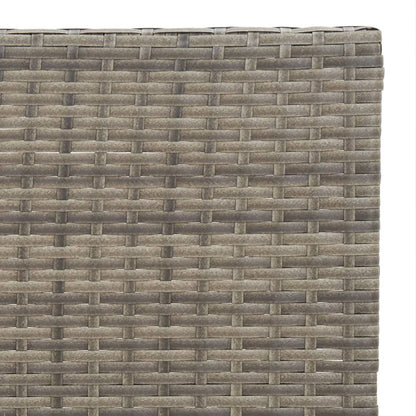 Mesa De Cafetería Plegable Ratán Sintético 55X54X71 Cm