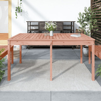 Mesa De Jardín Madera Maciza De Pino 159,5X82,5X76 Cm