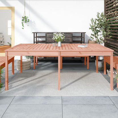 Mesa De Jardín Madera Maciza De Pino 159,5X82,5X76 Cm