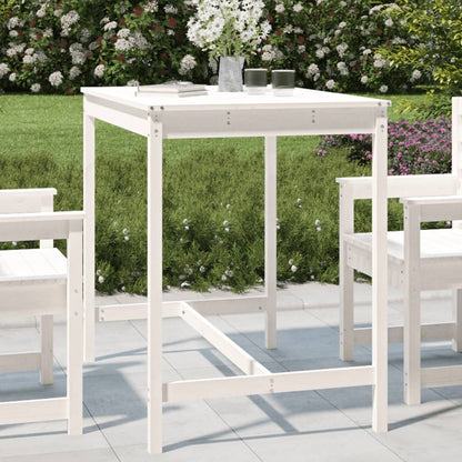 Mesa De Jardín Madera Maciza 159,5X82,5X110 Cm