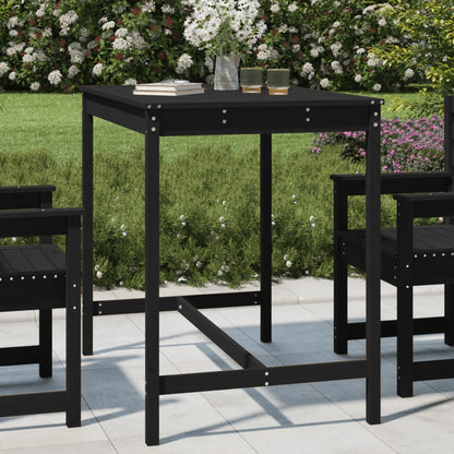 Mesa De Jardín Madera Maciza 159,5X82,5X110 Cm