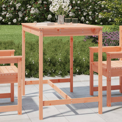 Mesa De Jardín Madera Maciza 159,5X82,5X110 Cm