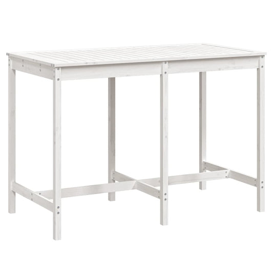 Mesa De Jardín Madera Maciza 159,5X82,5X110 Cm