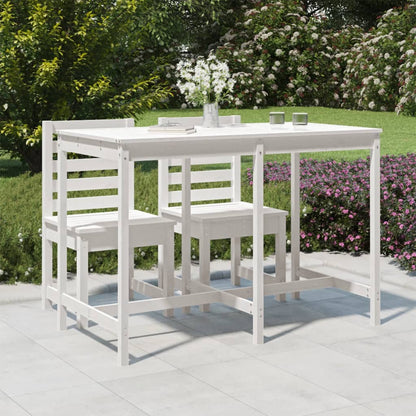 Mesa De Jardín Madera Maciza 159,5X82,5X110 Cm