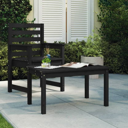 Mesa De Jardín Madera Maciza 82,5X82,5X45 Cm