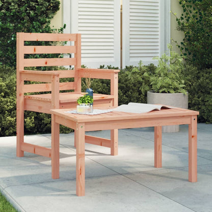 Mesa De Jardín Madera Maciza 82,5X82,5X45 Cm
