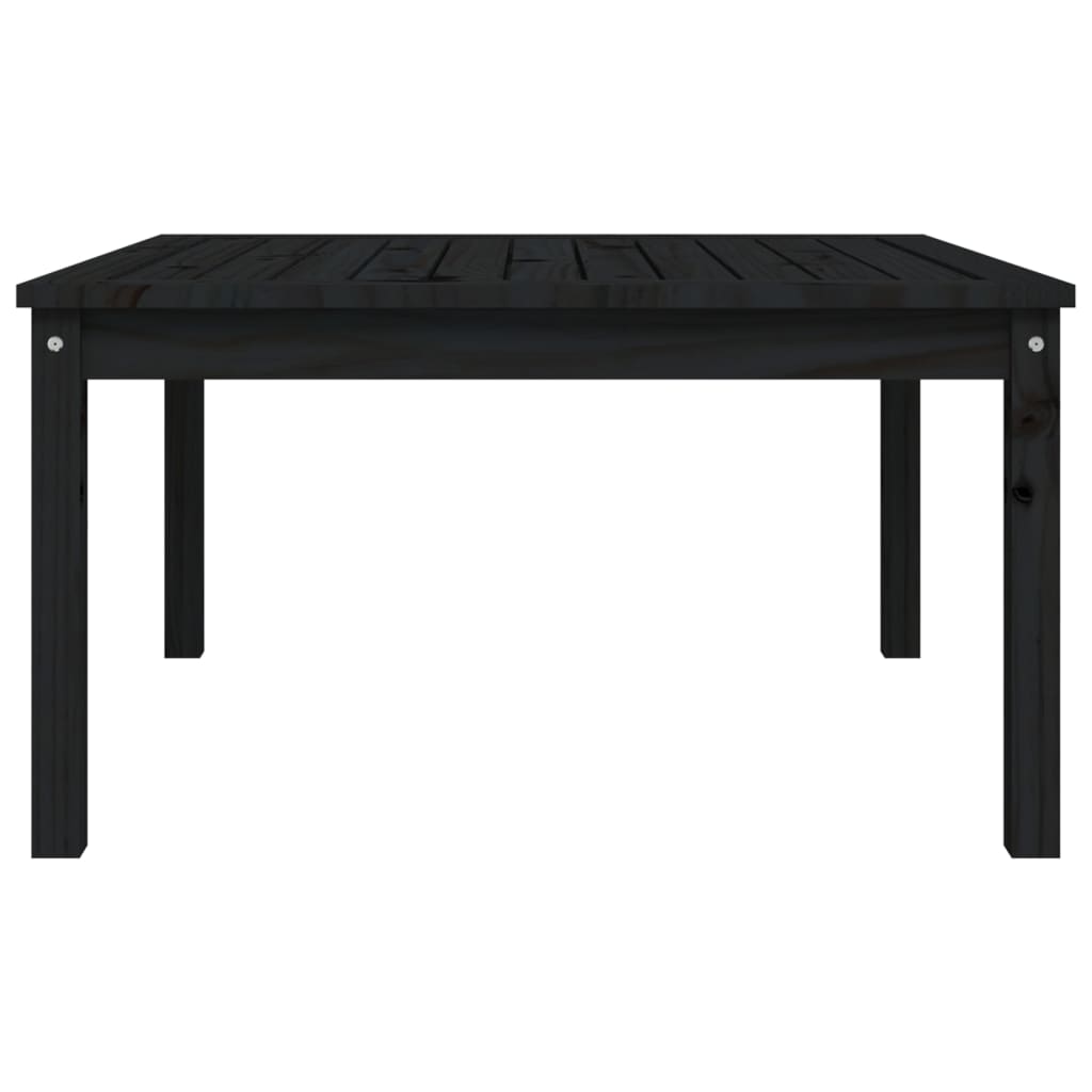 Mesa De Jardín Madera Maciza 82,5X82,5X45 Cm