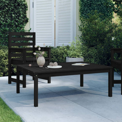 Mesa De Jardín Madera Maciza 82,5X82,5X45 Cm