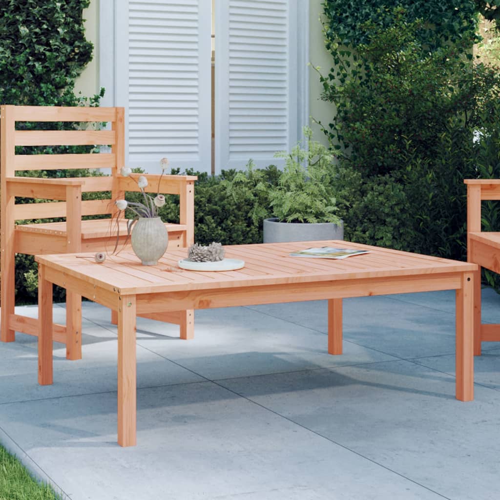 Mesa De Jardín Madera Maciza 82,5X82,5X45 Cm