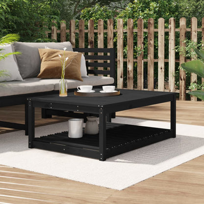 Mesa De Jardín Madera Maciza Abeto De Douglas 121X82,5X45 Cm