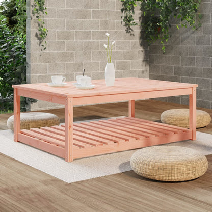 Mesa De Jardín Madera Maciza Abeto De Douglas 121X82,5X45 Cm