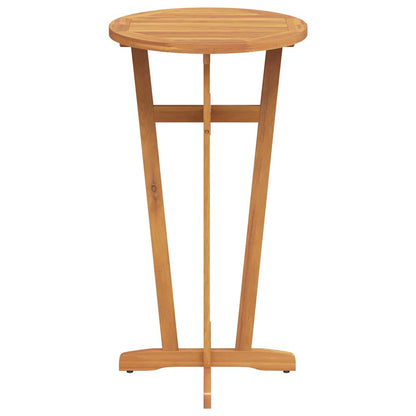 Mesa Alta De Jardín Madera Maciza De Acacia Ø60X105 Cm