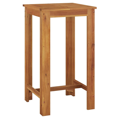 Mesa Alta De Jardín Madera Maciza De Acacia