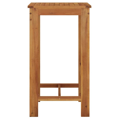 Mesa Alta De Jardín Madera Maciza De Acacia