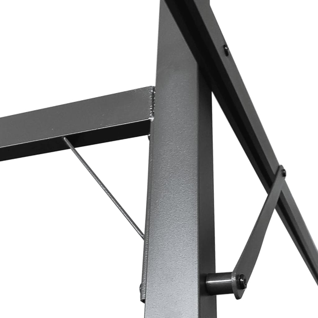 Pérgola Con Cubierta Retráctil Gris Taupe