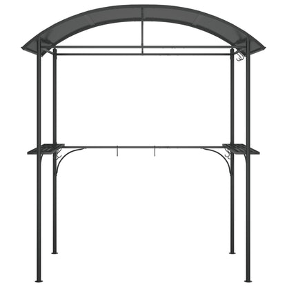 Cenador Barbacoa Estante Lateral Acero Antracita 220X115X230 Cm
