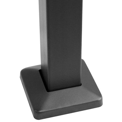 Cenador Barbacoa Estante Lateral Acero Antracita 240X150X243 Cm